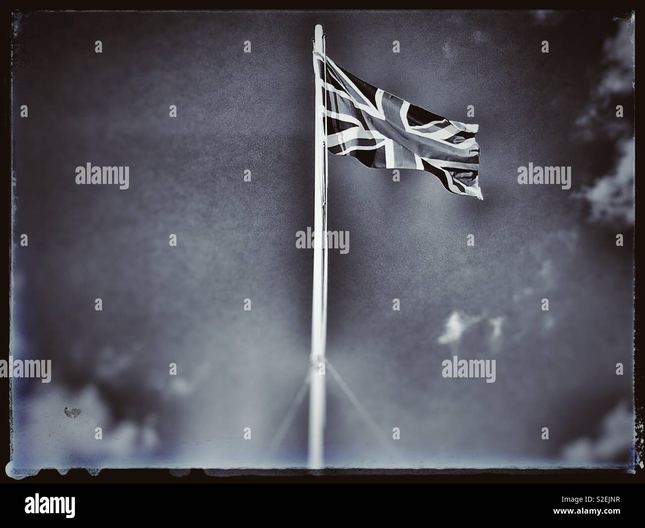 Union Jack flag - Smartphone Captured Stock Image