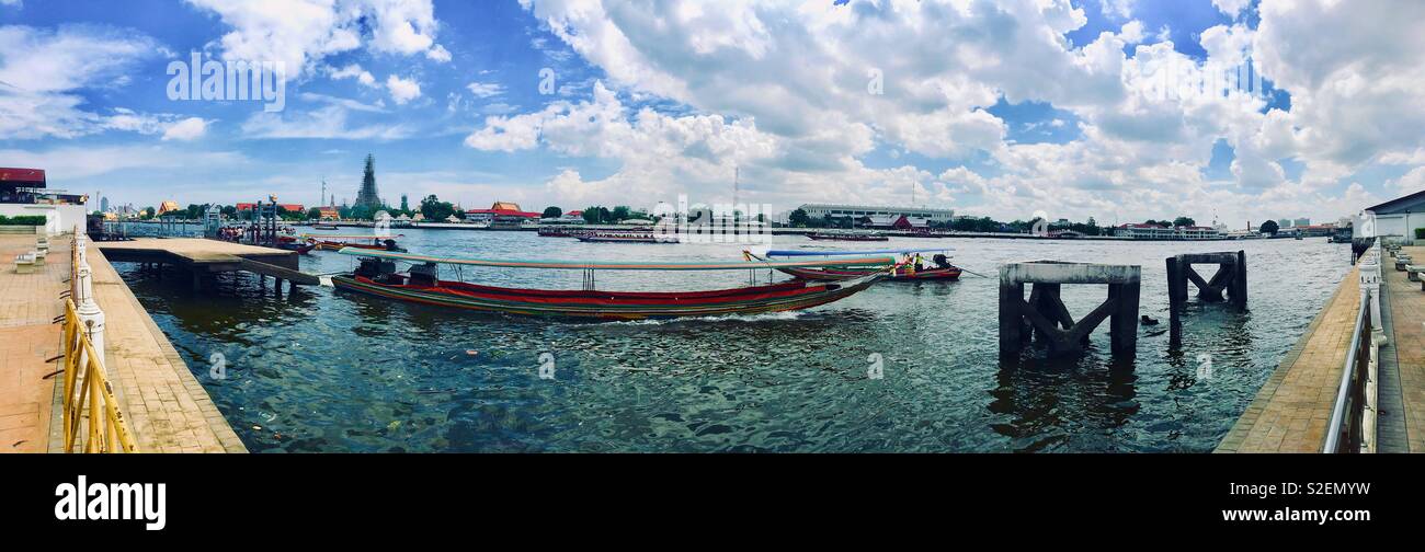 Chao Phraya River - Bangkok, Thailand Stock Photo