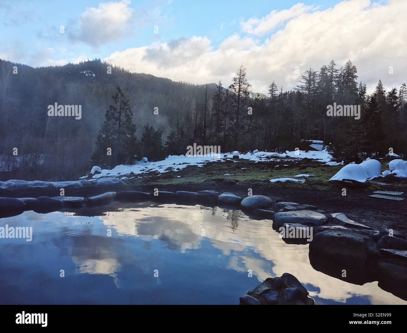 I love Hot springs Stock Photo