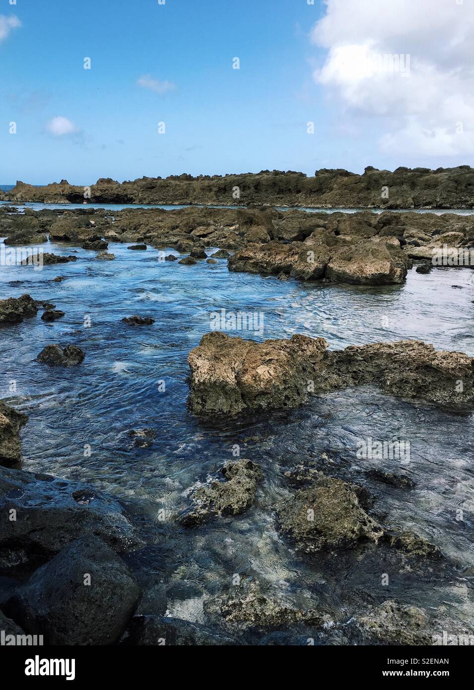 Gorgeous winter view in Hawaii Stock Photo