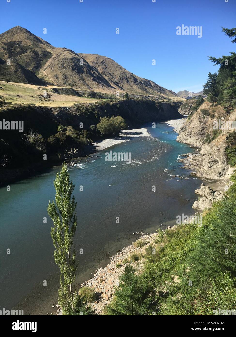 Waiau River Stock Photo