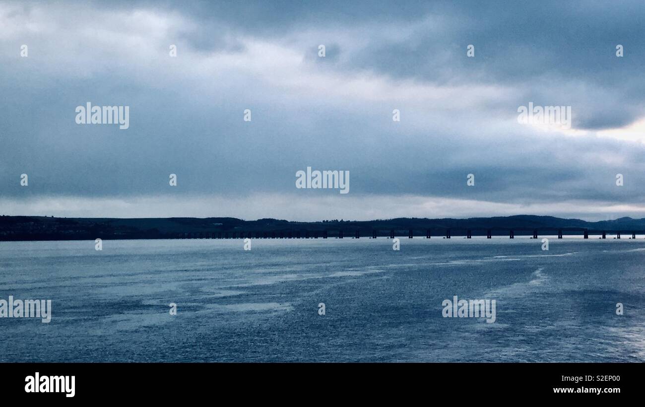 The Tay Bridge - Smartphone Captured Stock Image