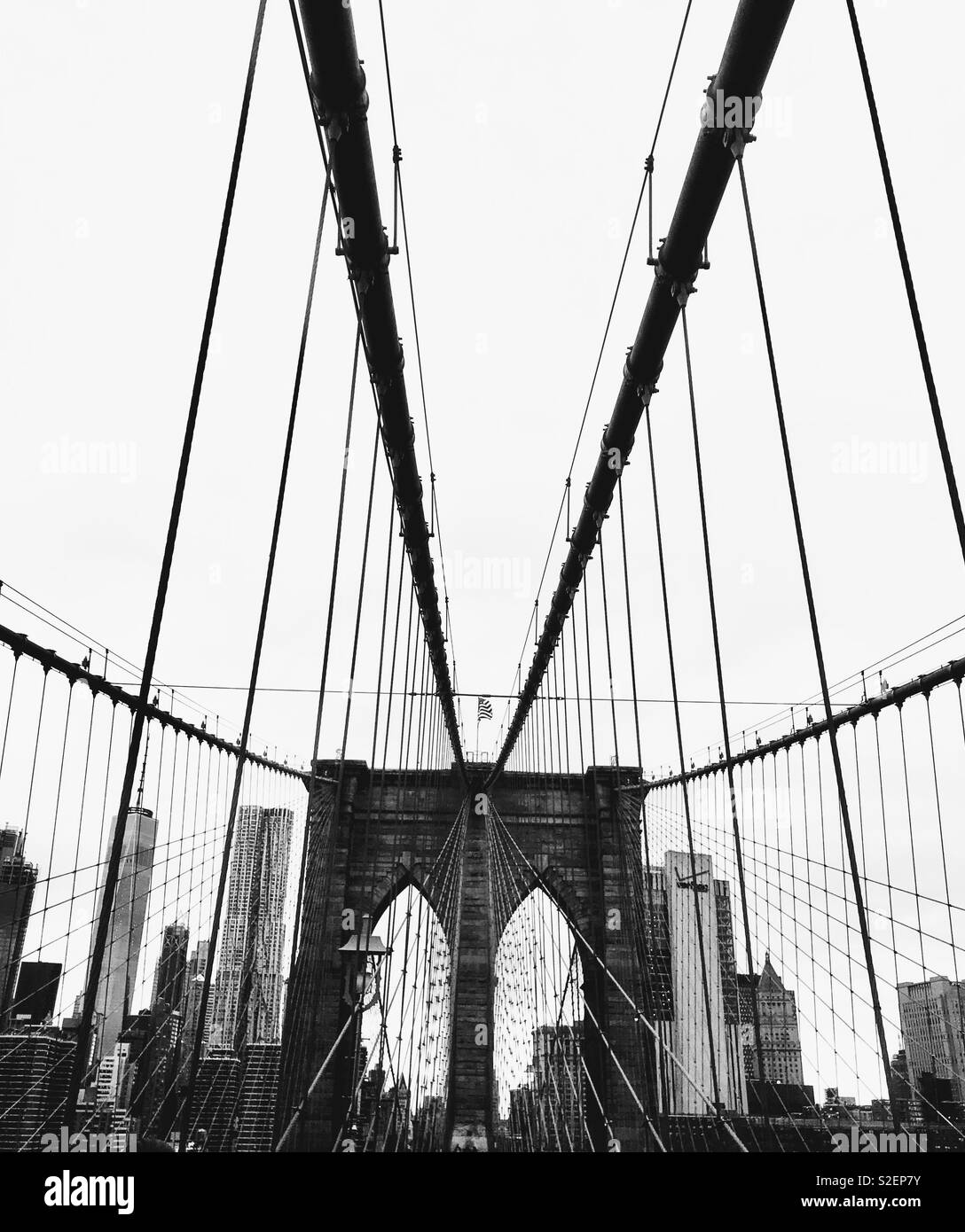 Brooklyn Bridge - Smartphone Captured Stock Image