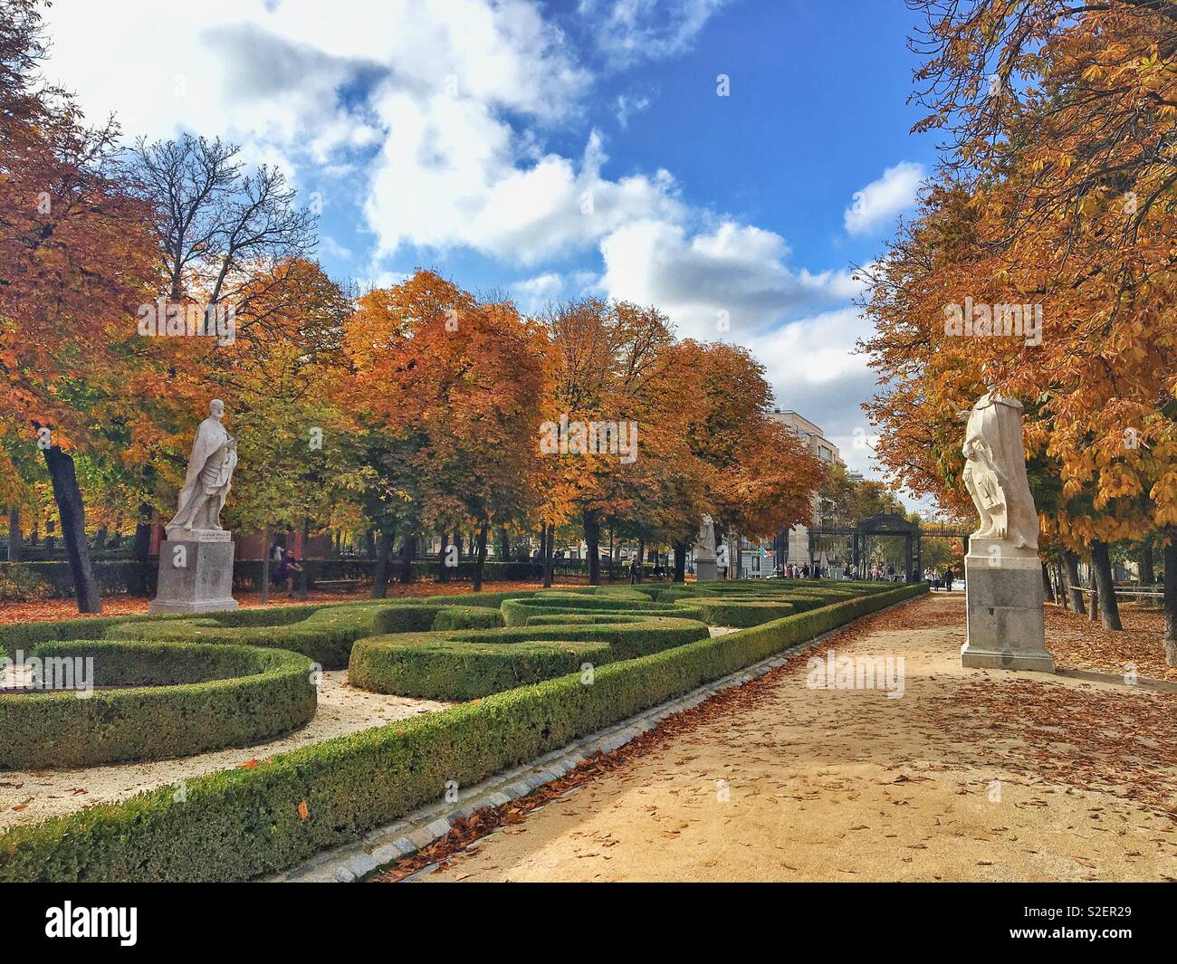 Retiro Park - Madrid, Spain Stock Photo