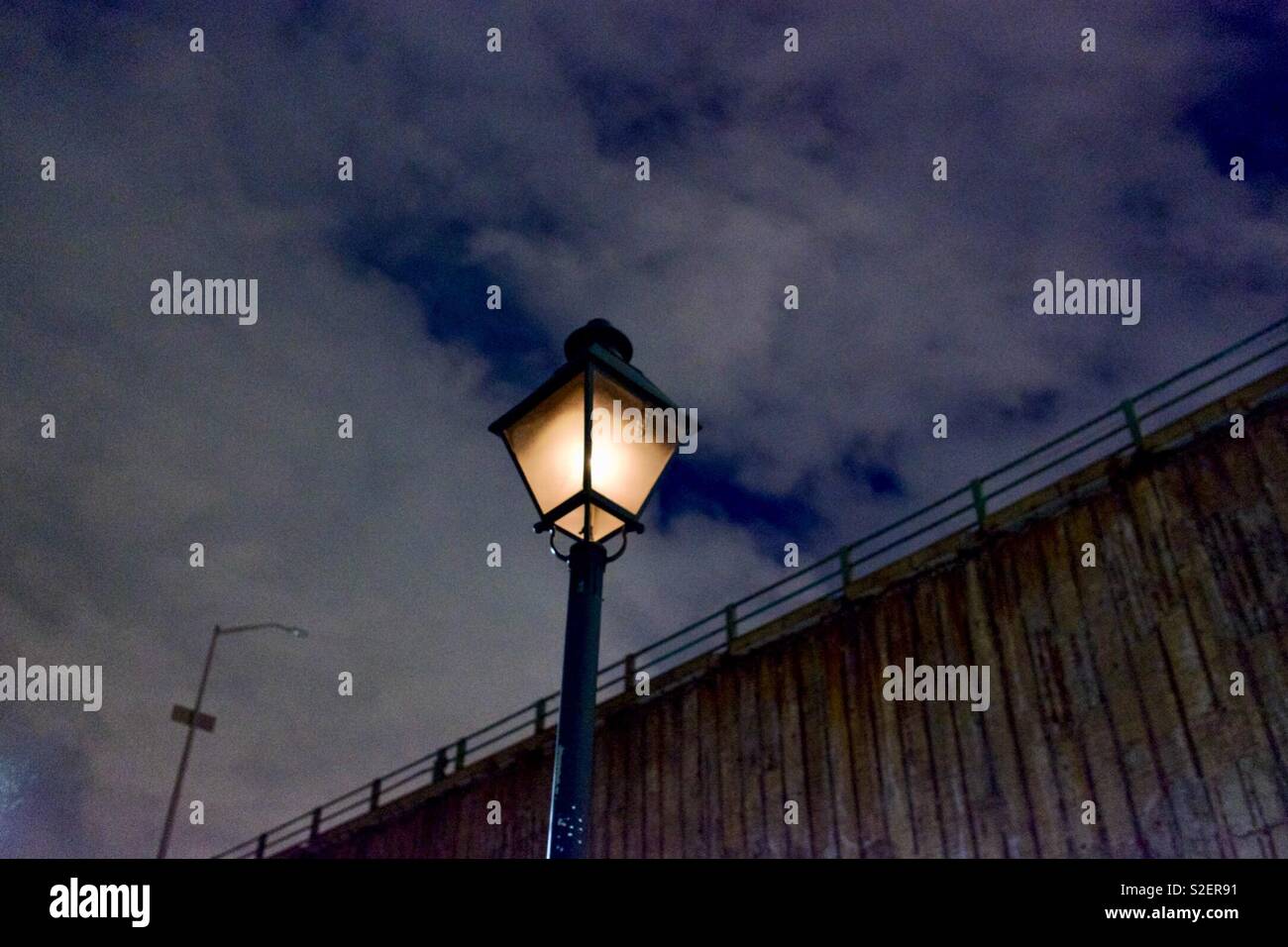 Brooklyn Heights Gaslight - Smartphone Captured Stock Image