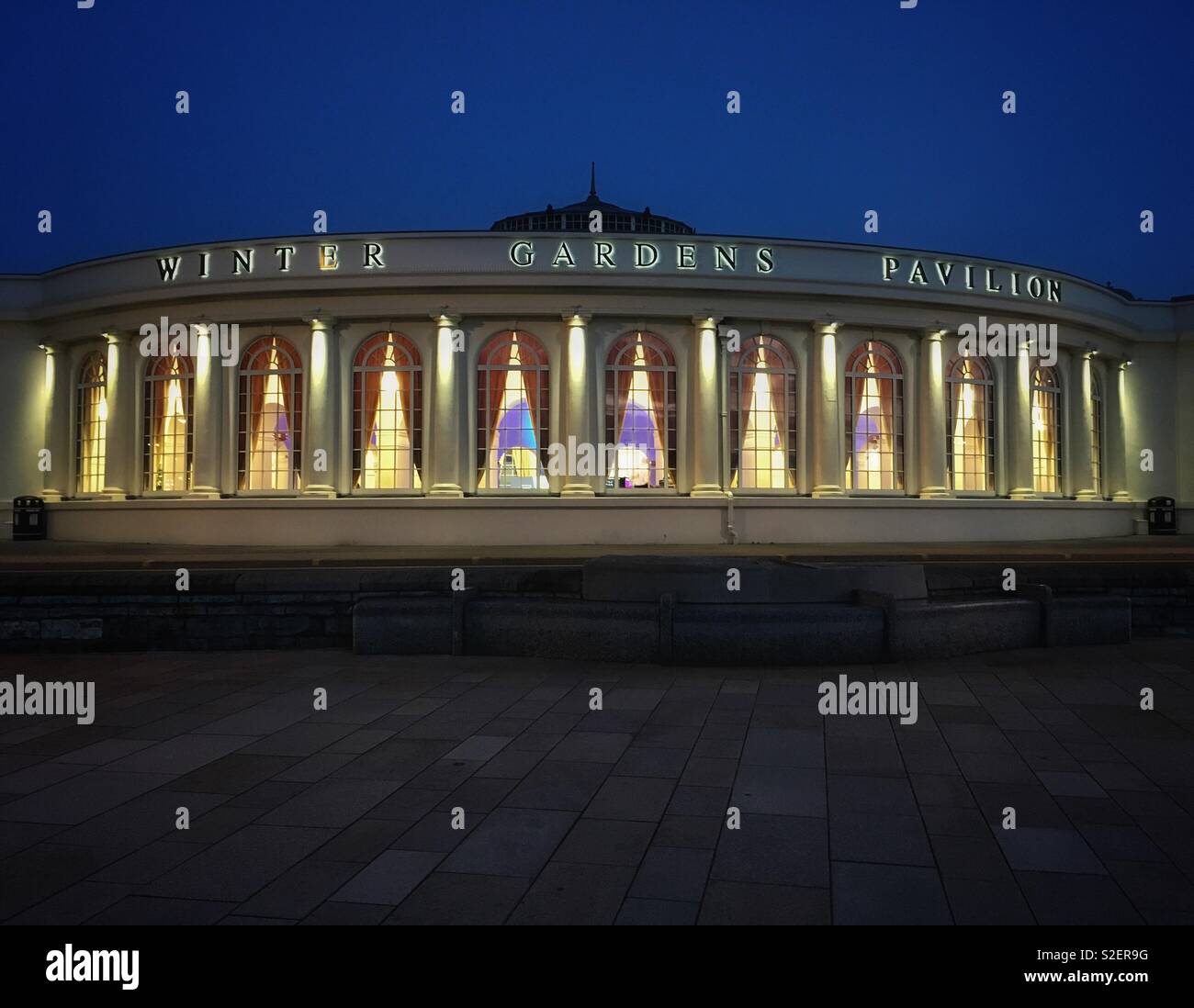 The Winter Gardens Pavilion in WestonsuperMare, UK seen in the
