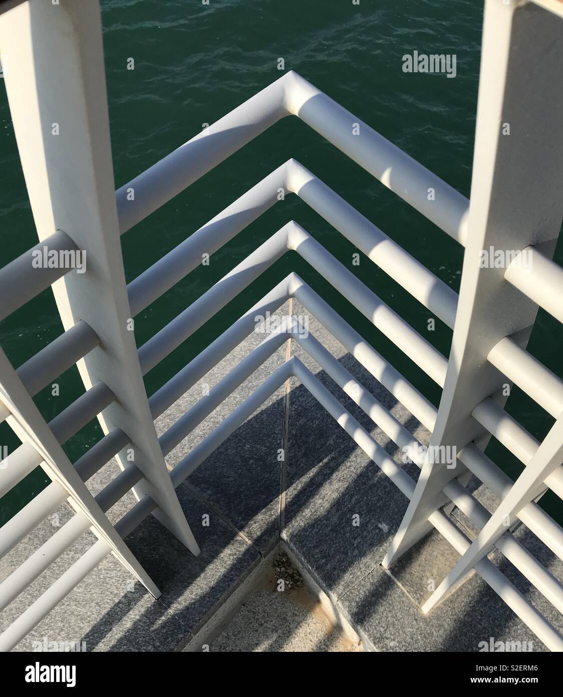 Railing corner hi-res stock photography and images - Alamy