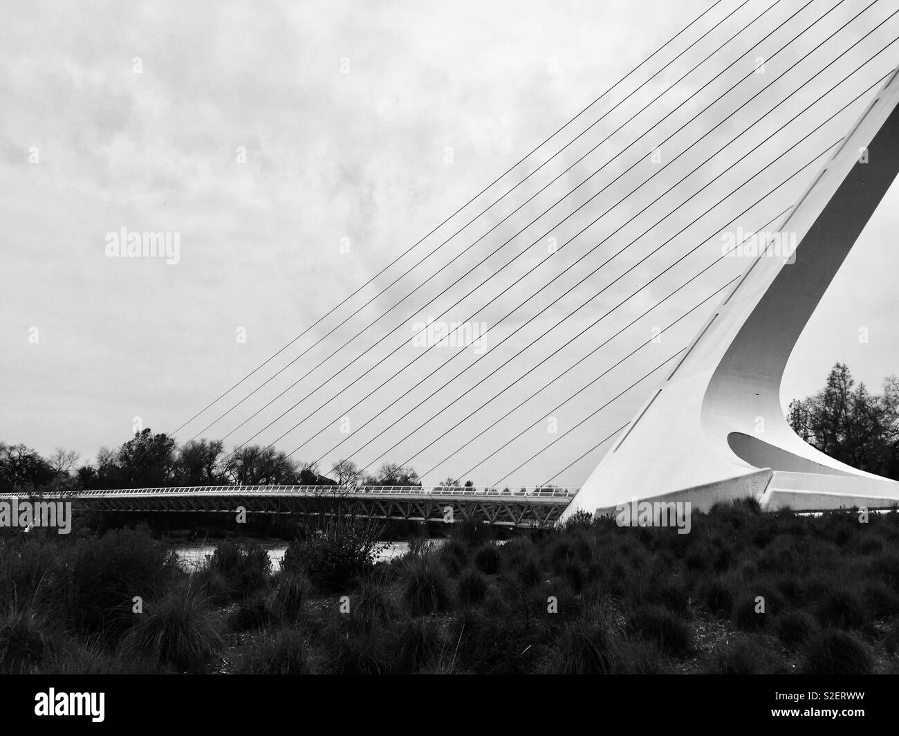Sundial Bridge - Smartphone Captured Stock Image