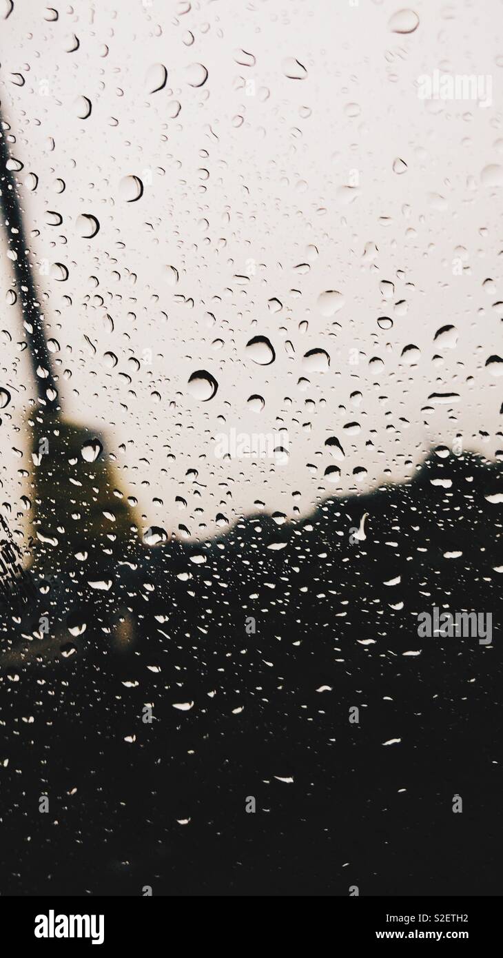 That S Why I Love Rain Darling Even If I M Crying You Won T See My Tears Stock Photo Alamy