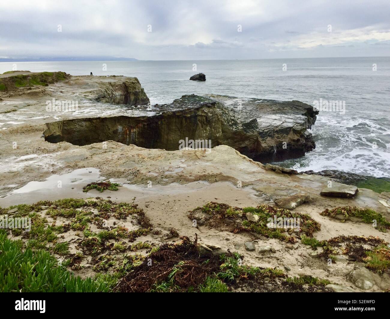 Santa Cruz beach - Smartphone Captured Stock Image