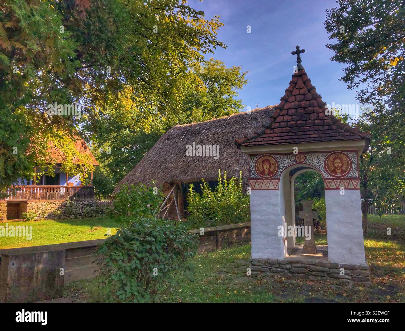 Heritage Village in Bucharest, Romania. - Smartphone Captured Stock Image