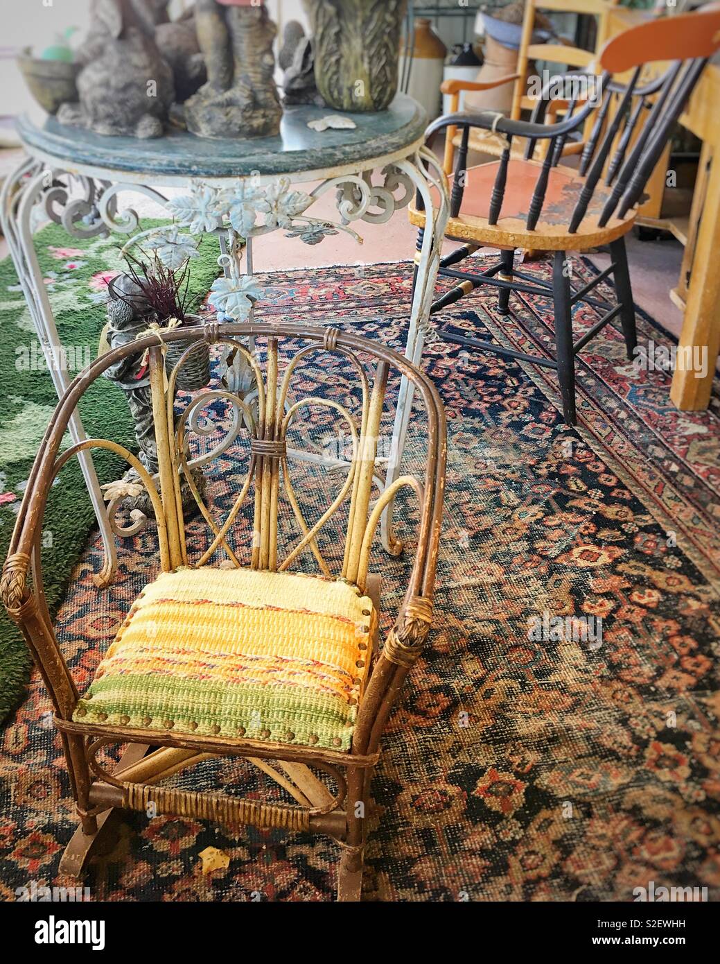 Whimsical still life, shabby chic, cottage country decor Stock Photo - Alamy