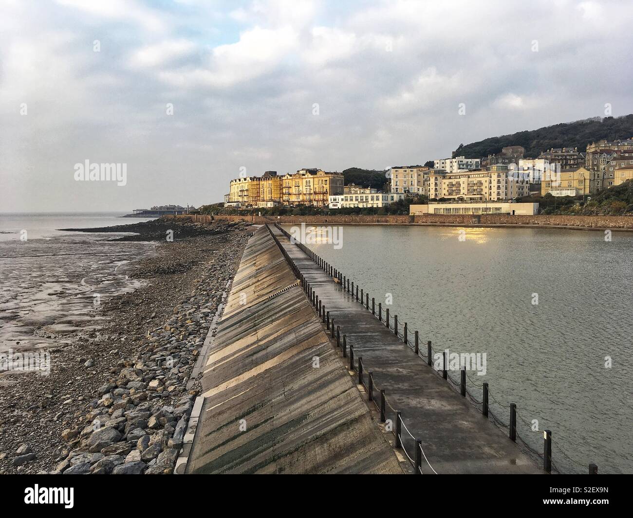 The Marine Lake in WestonsuperMare, UK Stock Photo Alamy