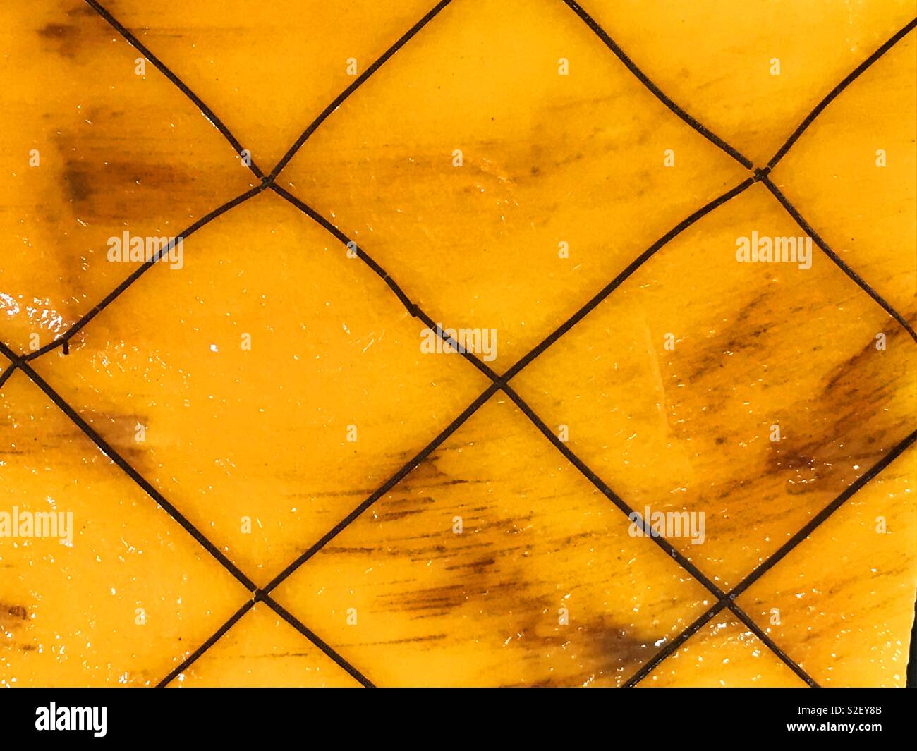 Yolk cake surface. Stock Photo