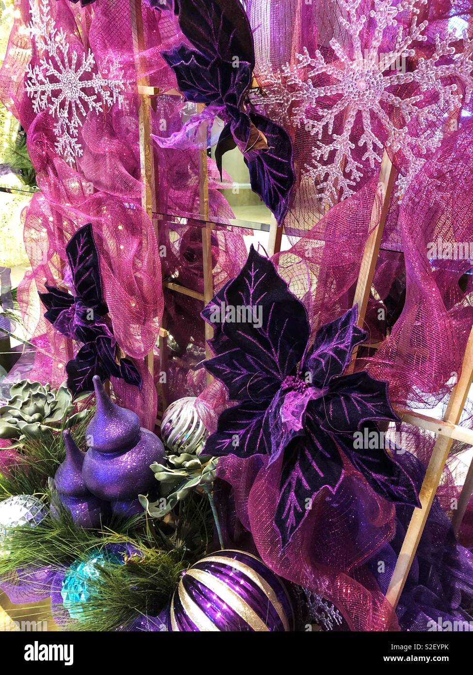 Christmas decorations. - Smartphone Captured Stock Image