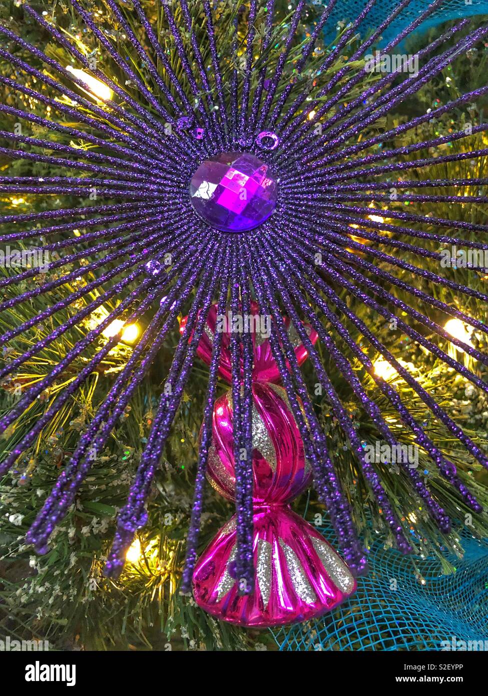 Christmas decorations. - Smartphone Captured Stock Image