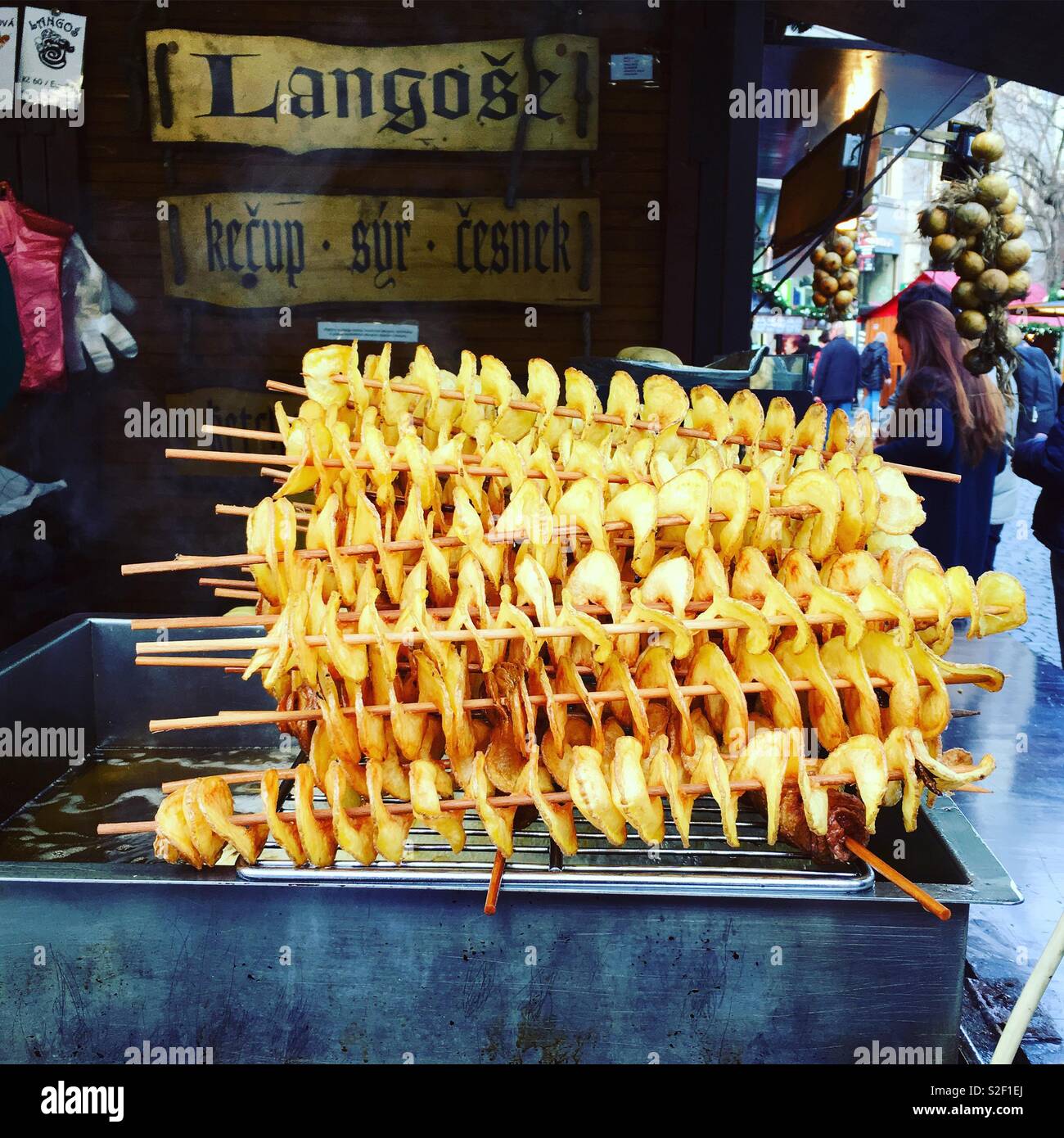 Street food in Prague Stock Photo Alamy
