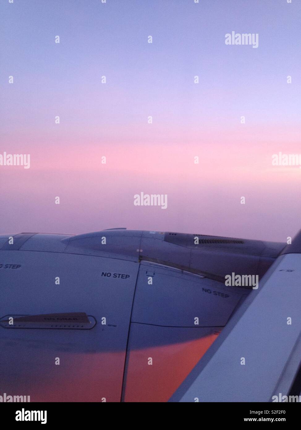 Fly turbine in flight - Smartphone Captured Stock Image Fly turbine in flight - Smartphone Captured Stock Image