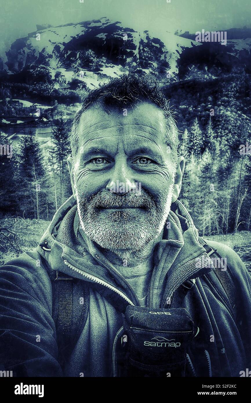 Walker Portrait 1 - Smartphone Captured Stock Image