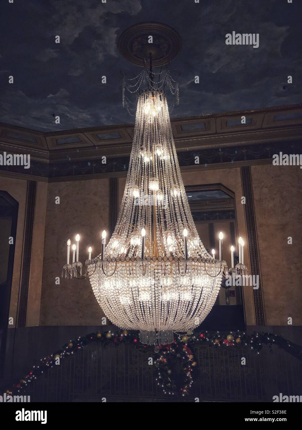 Ornate chandelier. - Smartphone Captured Stock Image