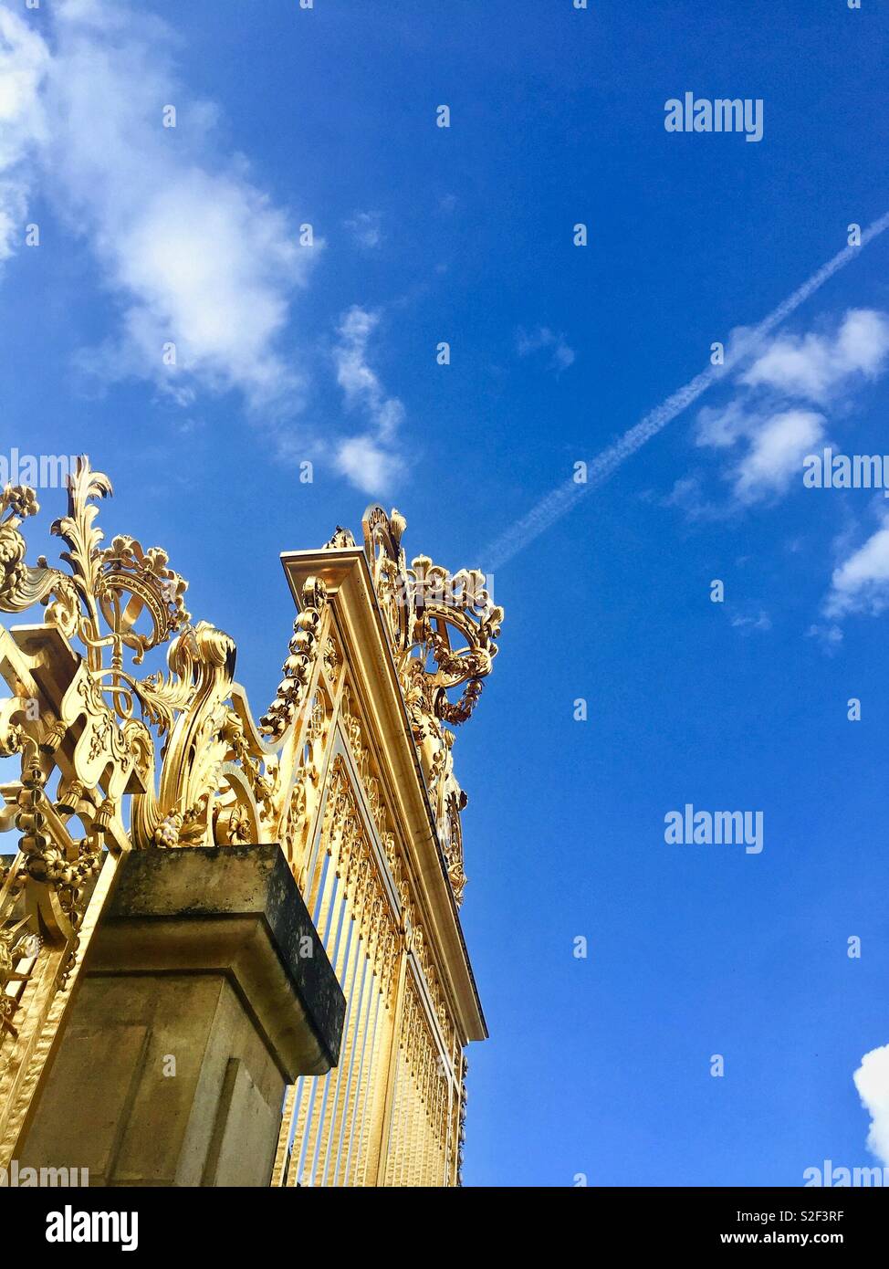 The Golden Gate of Versailles Stock Photo