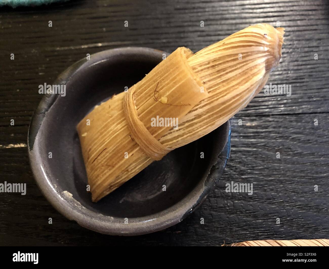 Close up of tamale - Smartphone Captured Stock Image
