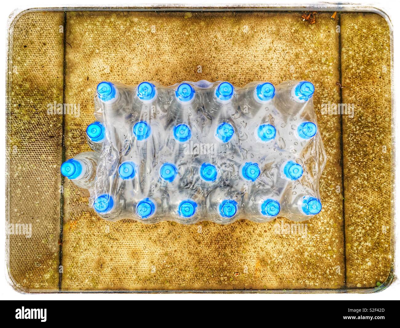 Bottled water - Smartphone Captured Stock Image