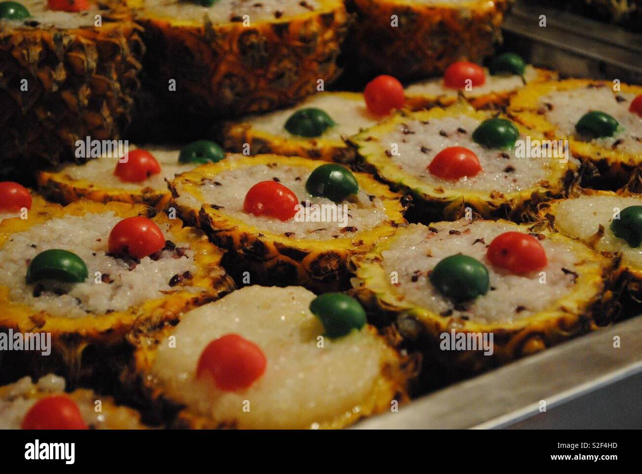 Chinese Pineapple Cakes Stock Photo Alamy