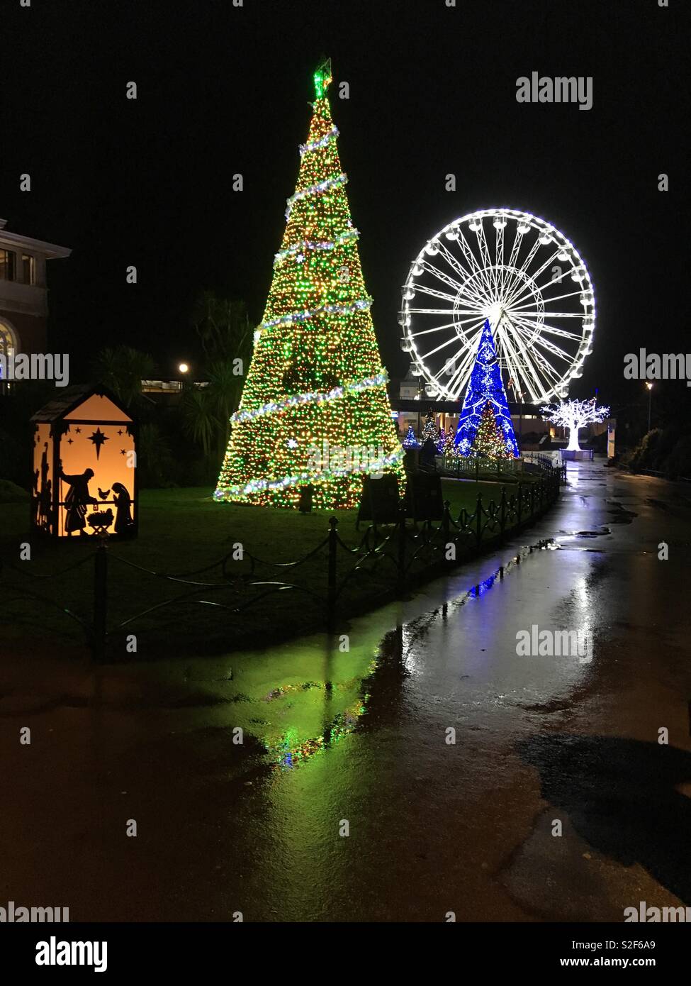 Christmas in Bournemouth Stock Photo Alamy