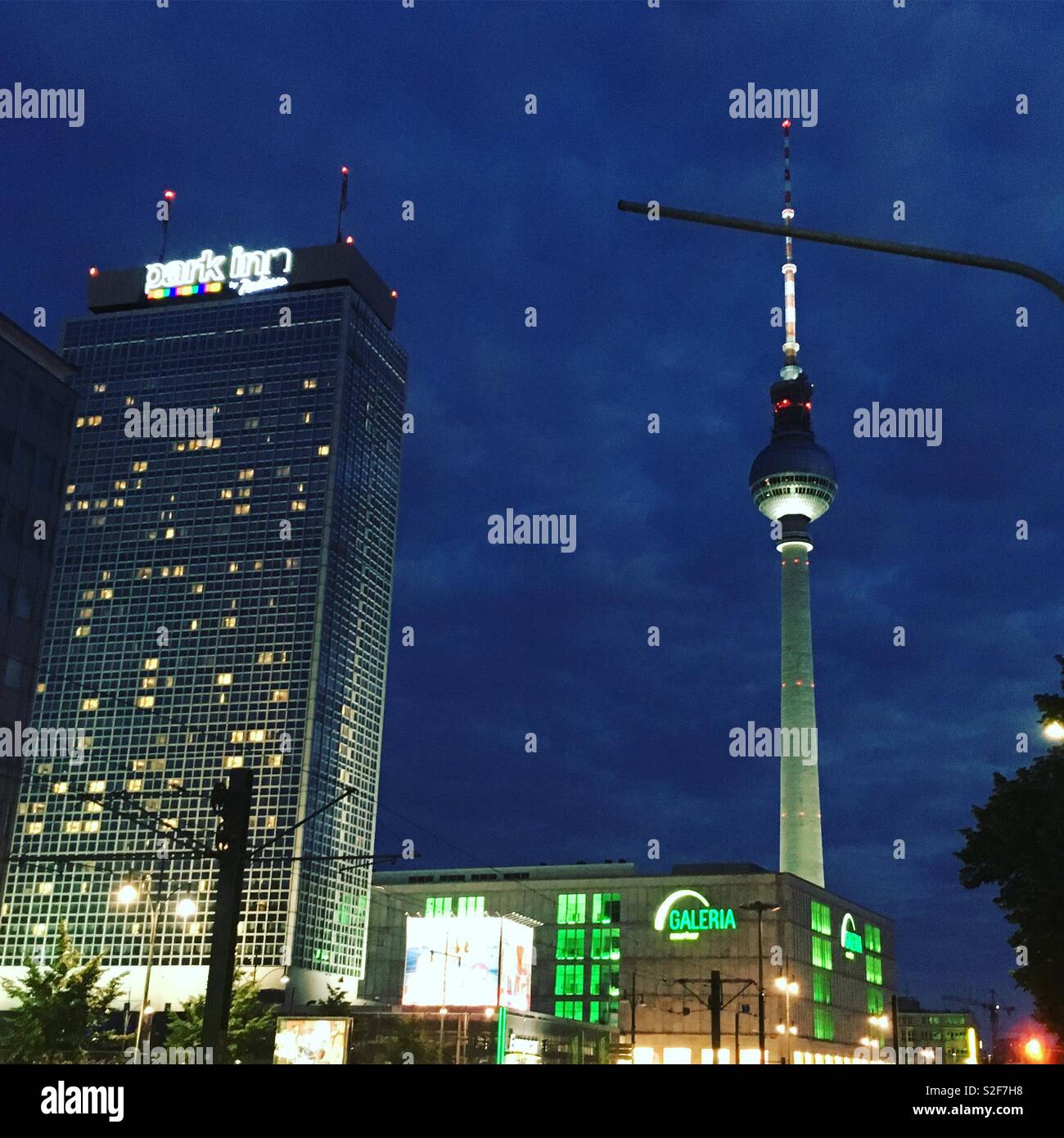 Berlin TV Tower - Smartphone Captured Stock Image