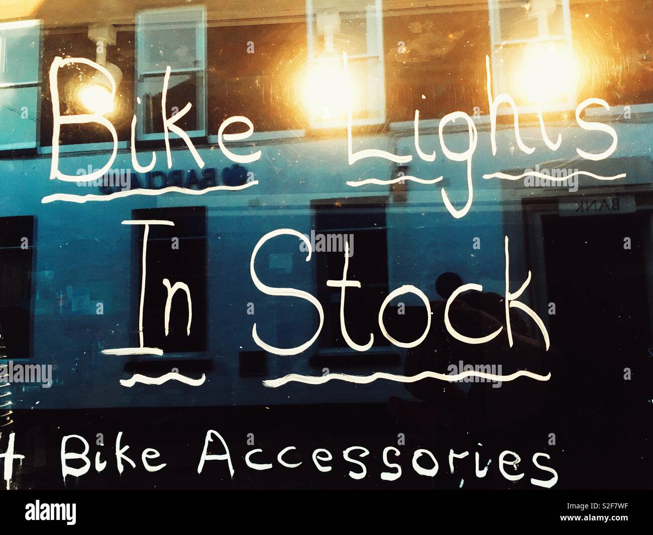 Bike lights in stock Stock Photo