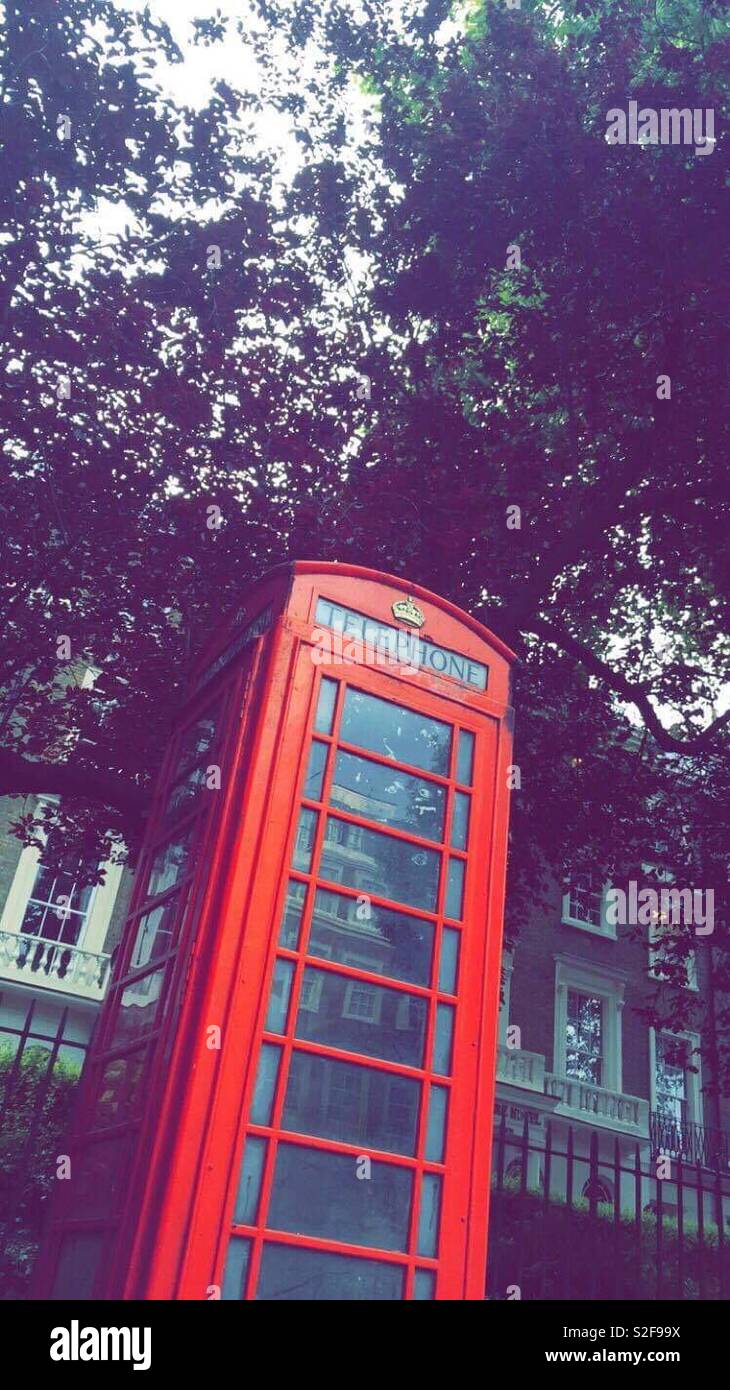 London Phonebooth Stock Photo