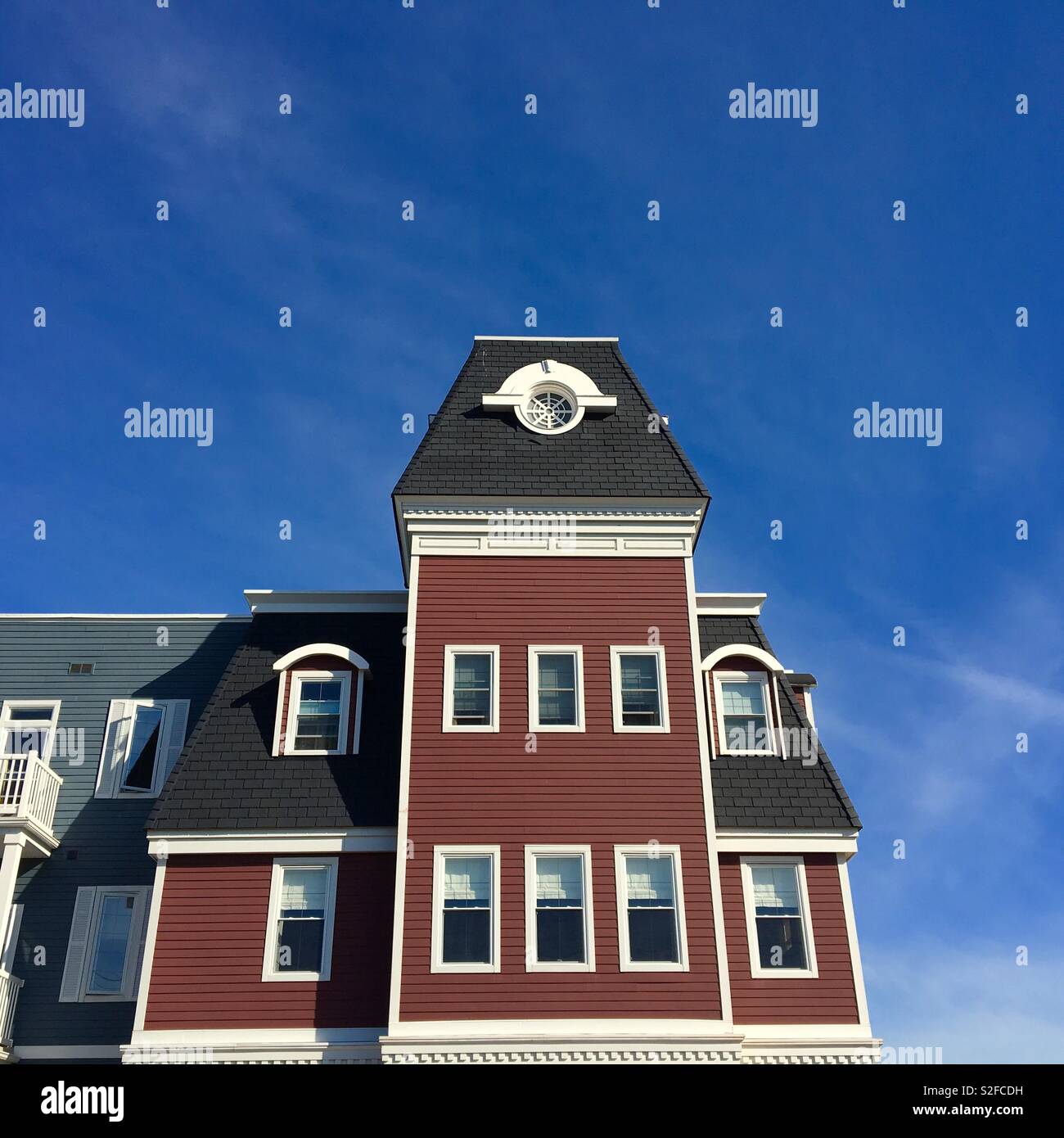 Apartments in central Wolfville Nova Scotia Canada Stock Photo Alamy