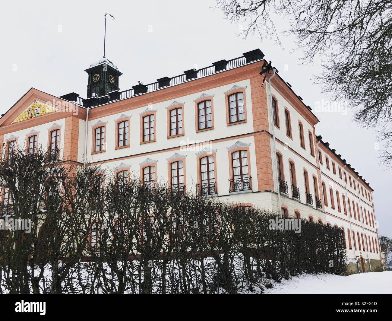 Nynäs Castle view, Södermanland province, Sweden - Smartphone Captured Stock Image