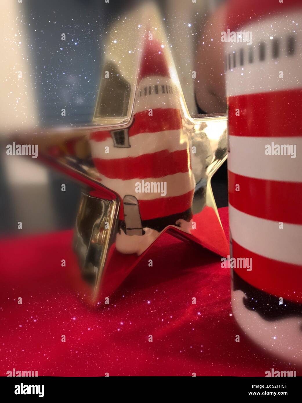 Fantasy in stars and stripes. - Smartphone Captured Stock Image