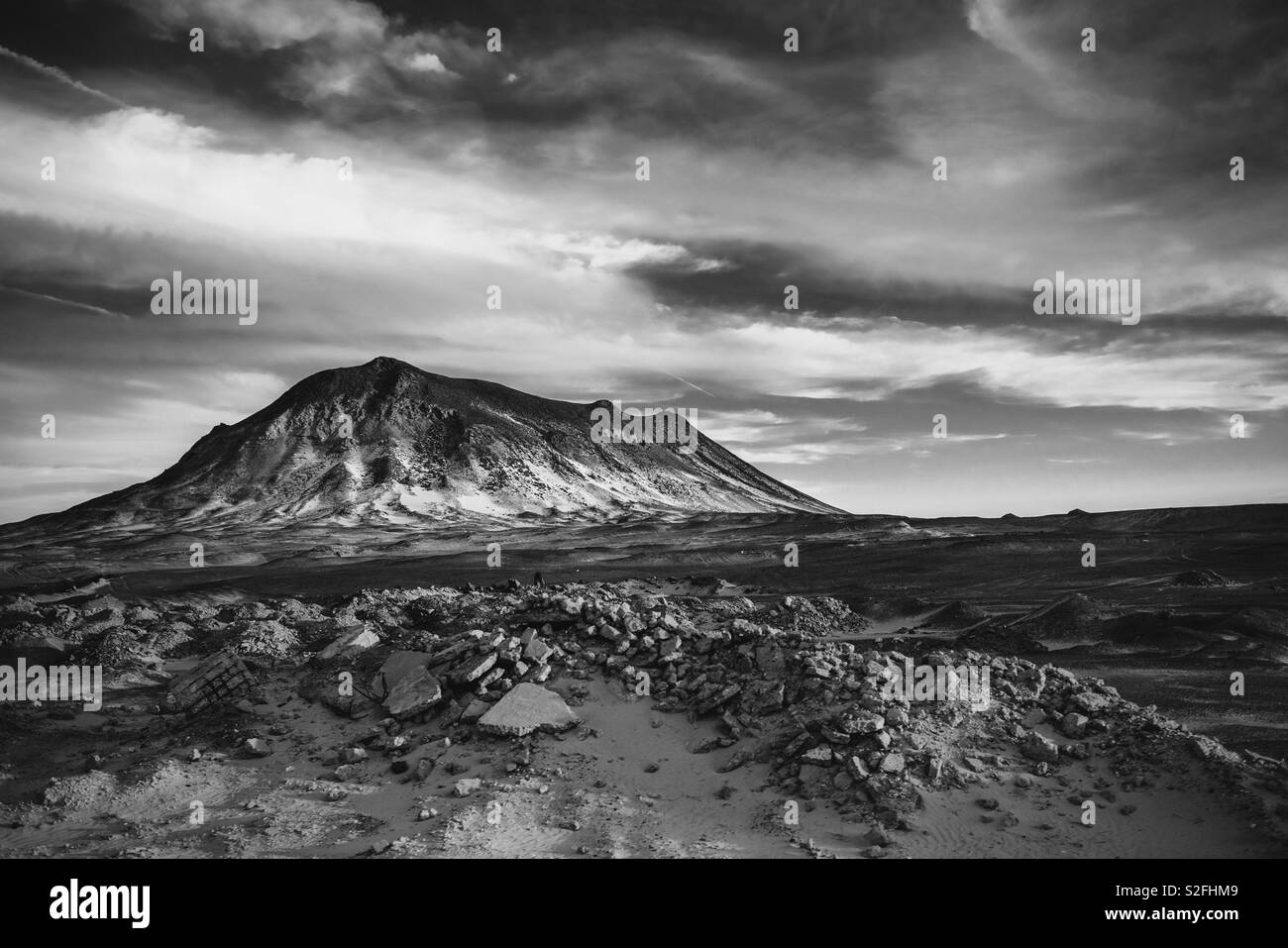 Black Desert, Western desert Egypt Stock Photo Alamy