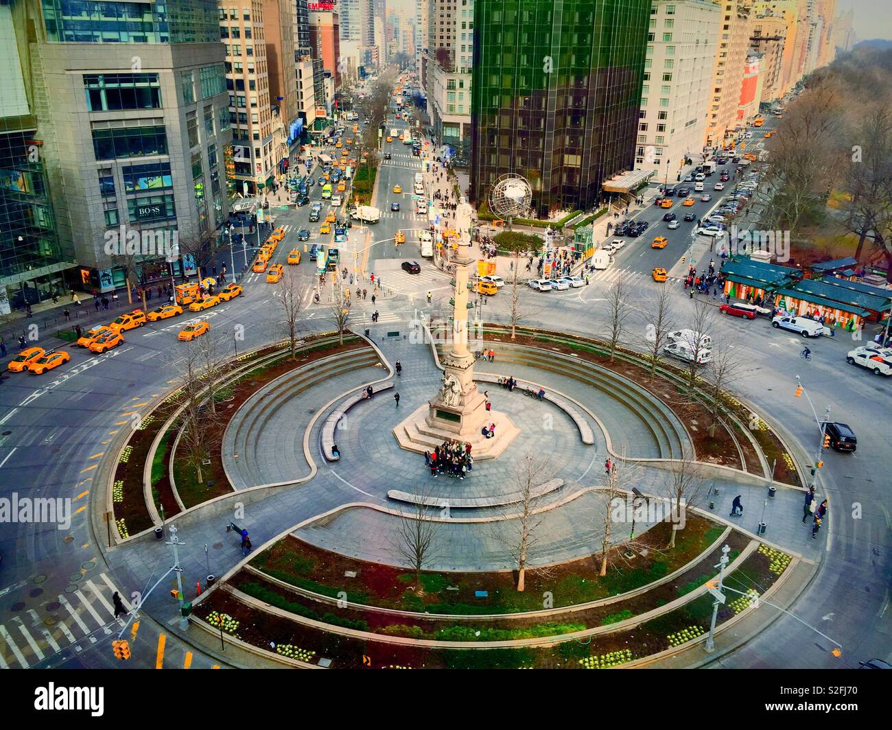 Columbus circle new york city hi-res stock photography and images - Alamy