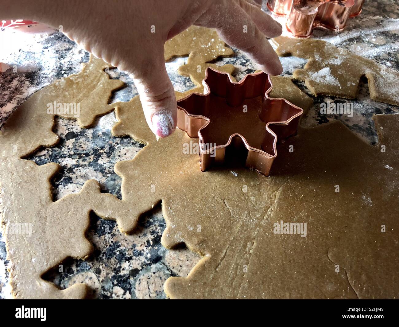 Holiday baking - Smartphone Captured Stock Image