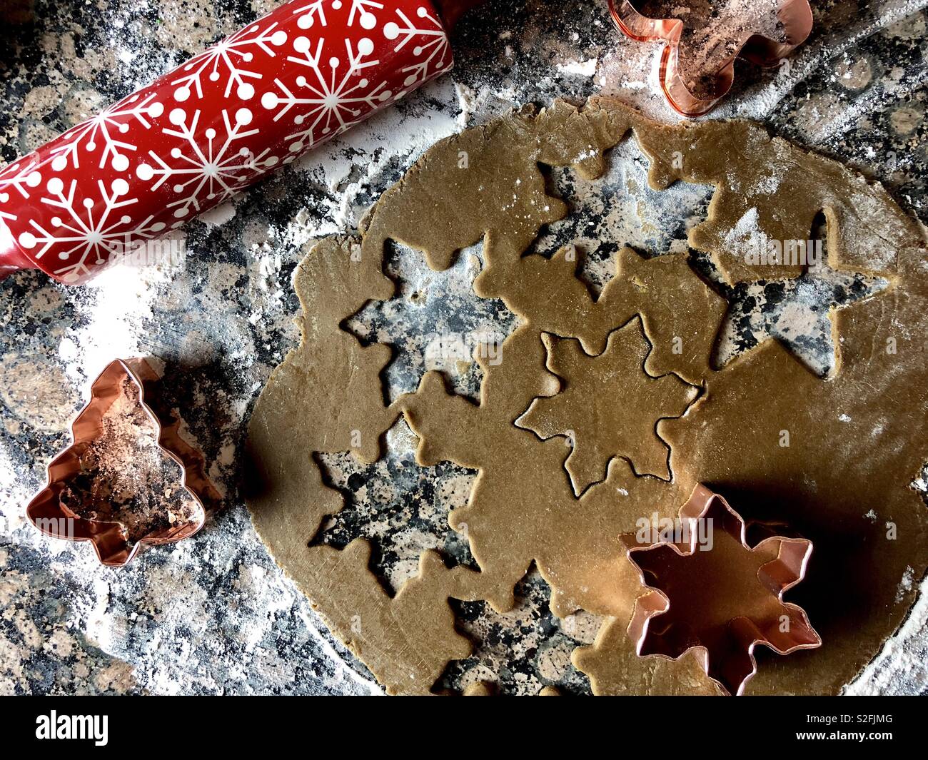Holiday baking Stock Photo