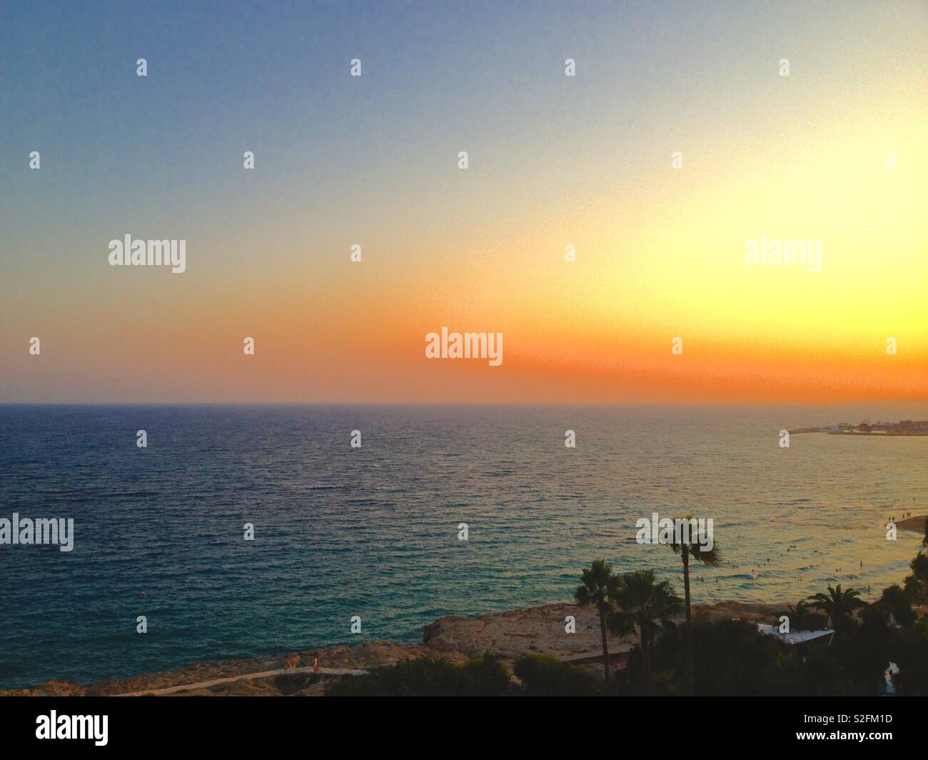 Sunset beach Stock Photo