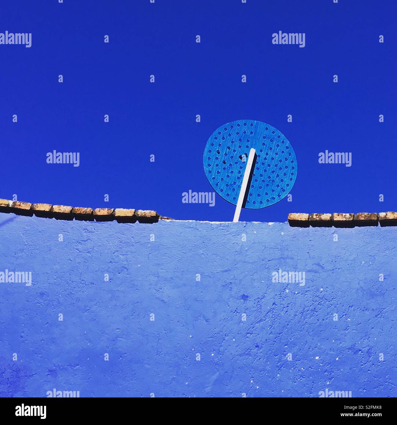 Blue - Smartphone Captured Stock Image