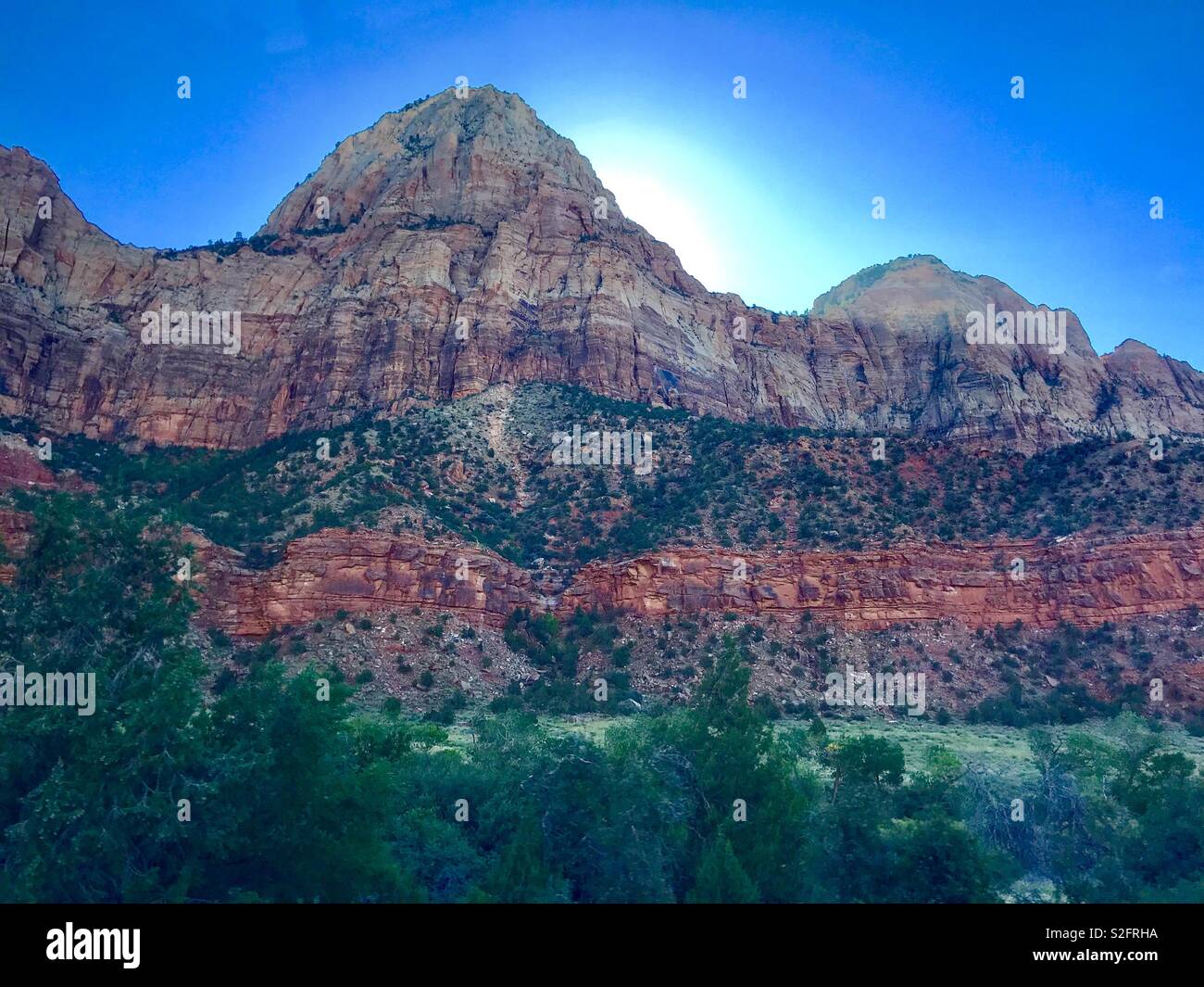Zion National Park - Smartphone Captured Stock Image