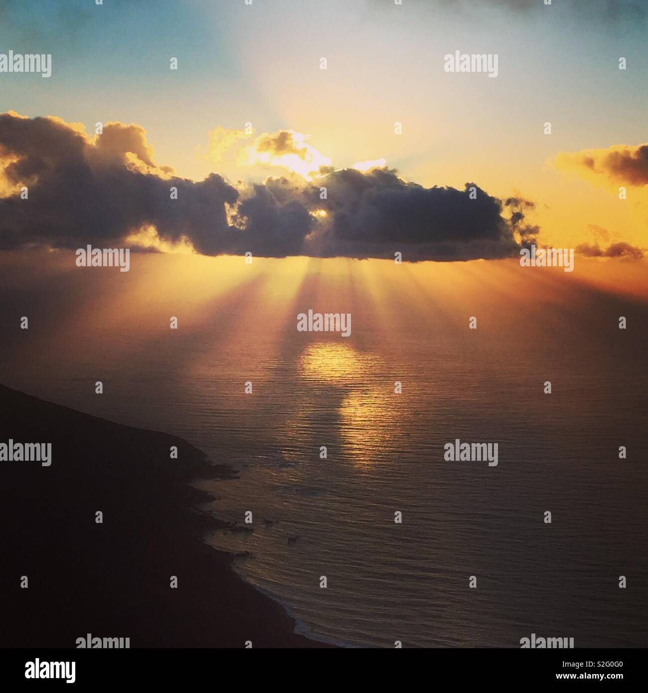 Map africa sunset hi-res stock photography and images - Alamy