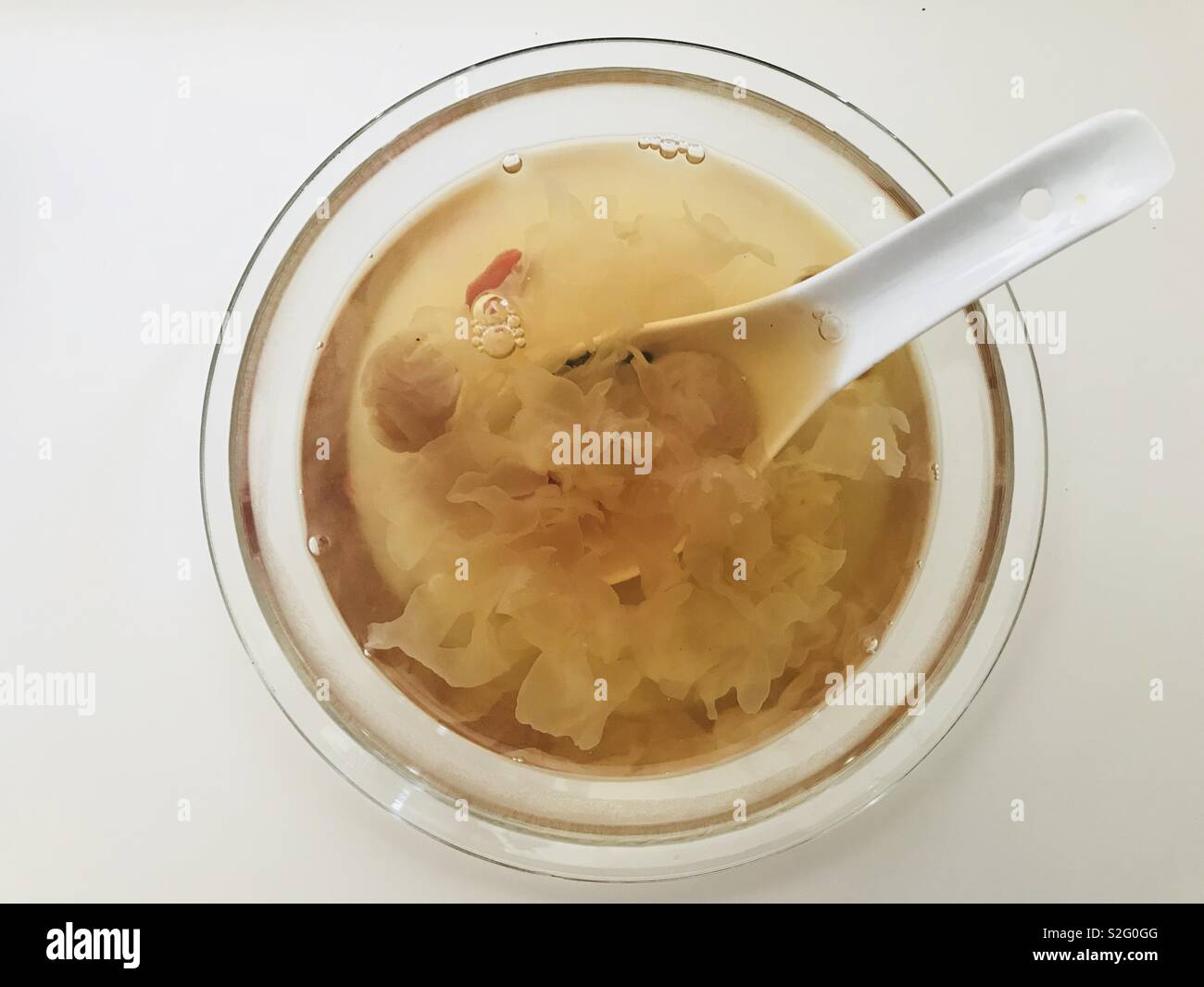 Healthy woodear soup Stock Photo Alamy