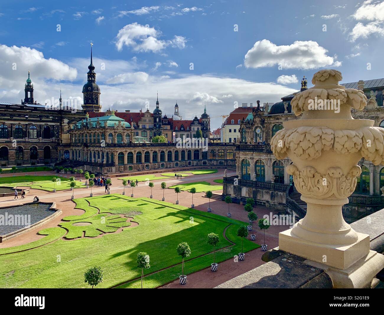The Zwinger, Dresden, Germany. Stock Photo