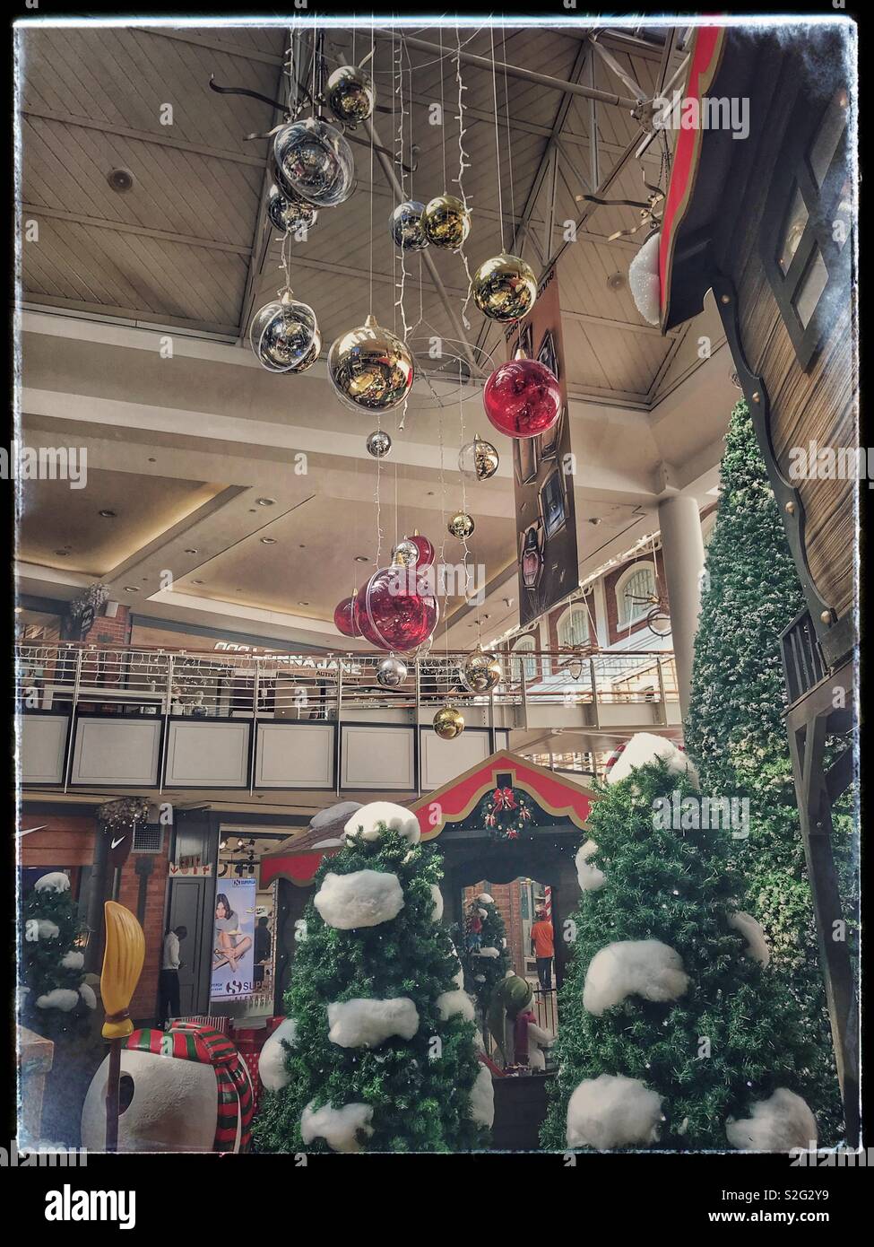 Christmas decorations in the V&A Waterfront in Cape Town, South Africa