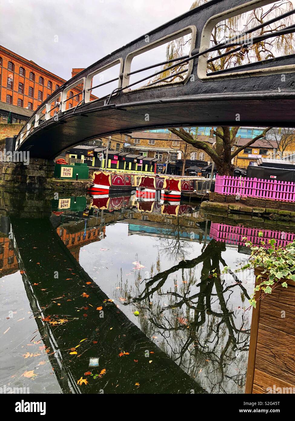 Camden Lock - Smartphone Captured Stock Image