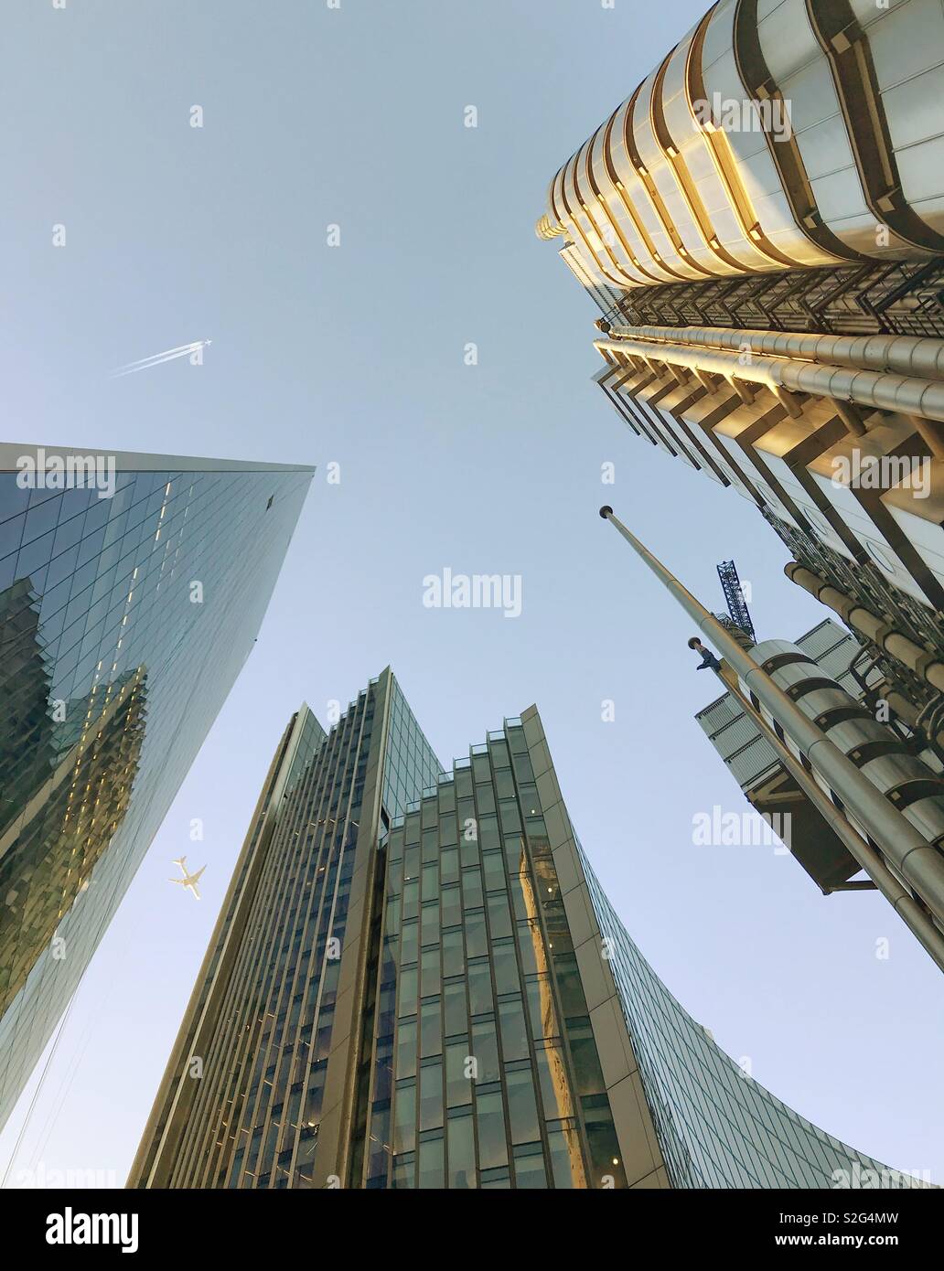 Buildings in the City of London financial district - Smartphone Captured Stock Image