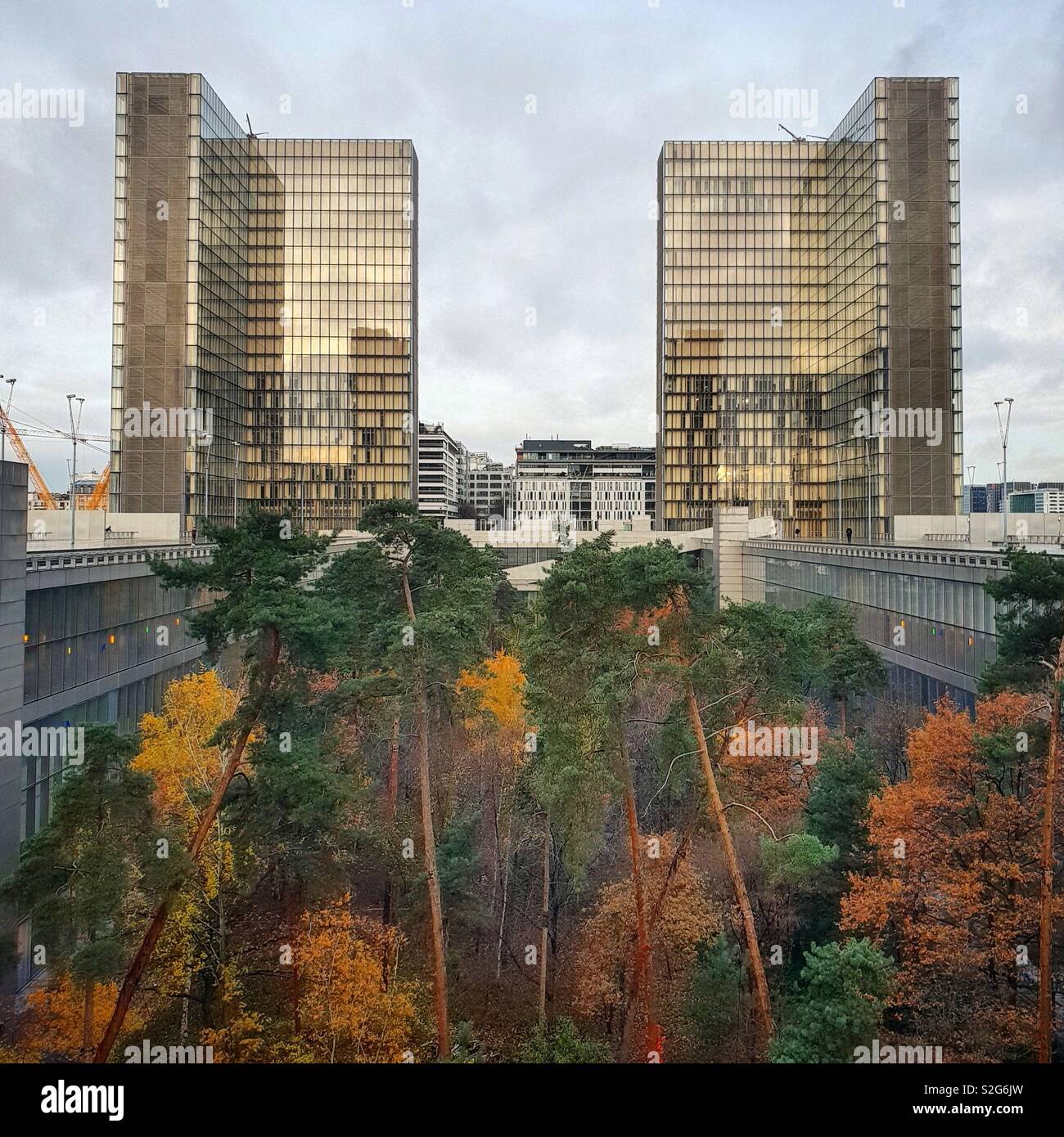Francois Mitterrand Public Library In Paris Stock Photo Alamy