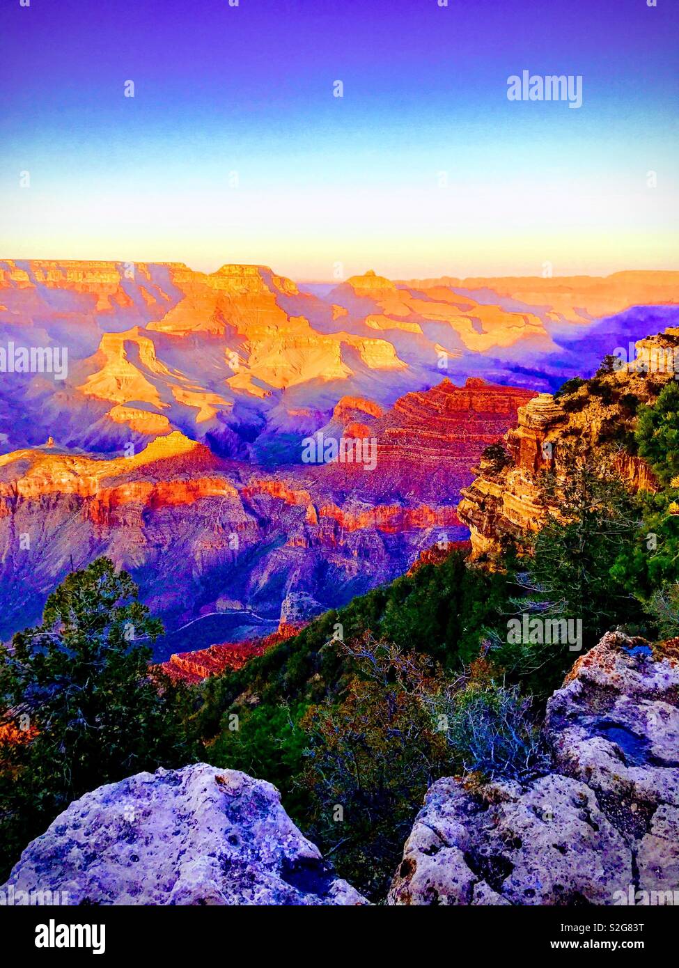 Grand Canyon - Smartphone Captured Stock Image